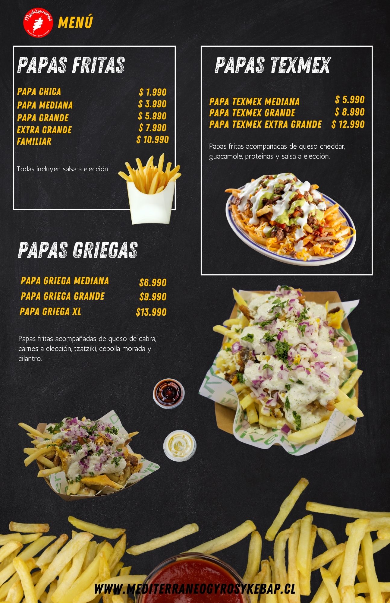 Menú página 4