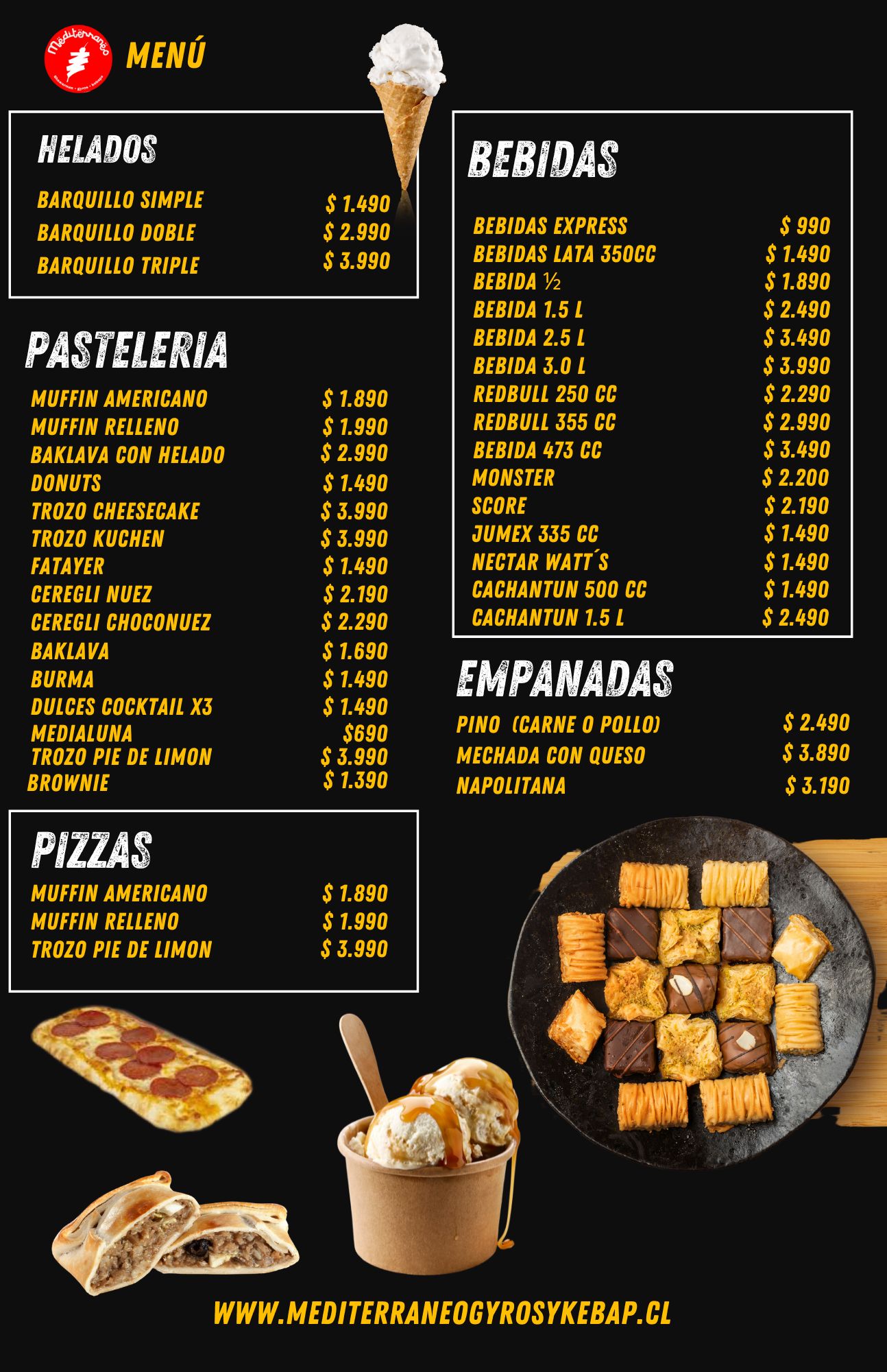 Menú página 7